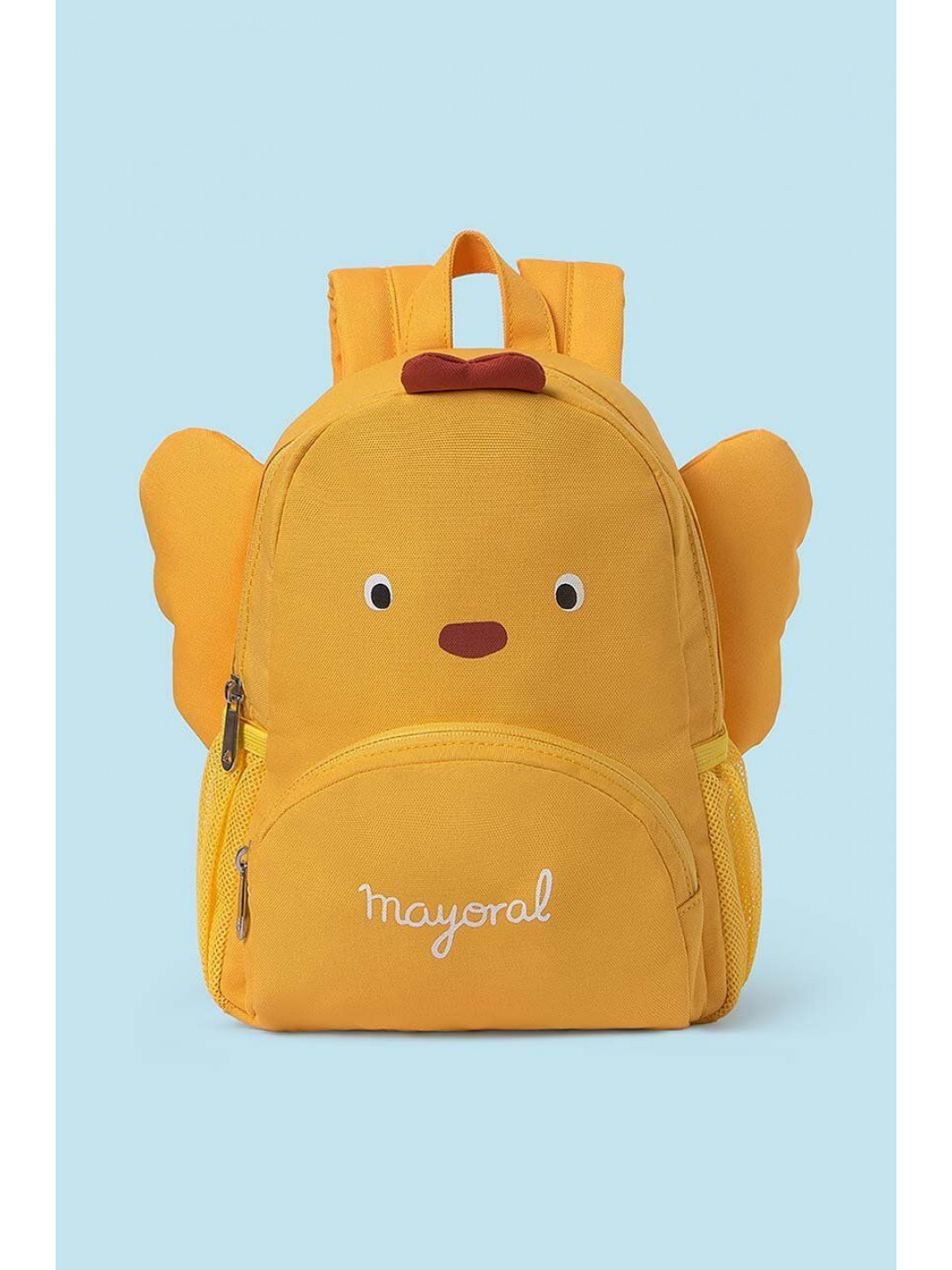 Dětský batoh Mayoral Newborn žlutá barva malý vzorovaný